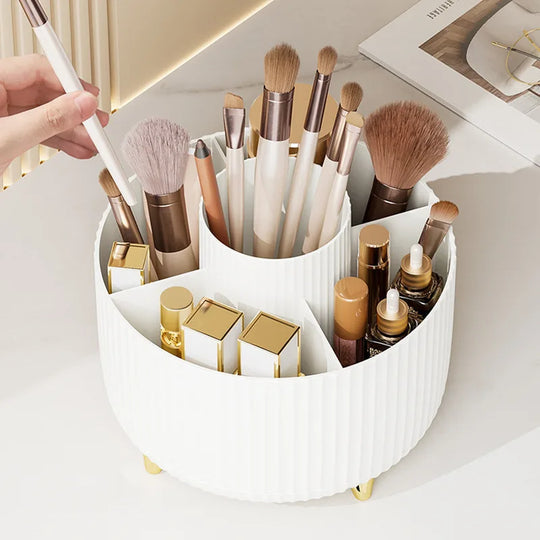 Makeup Brush Set with Organizer