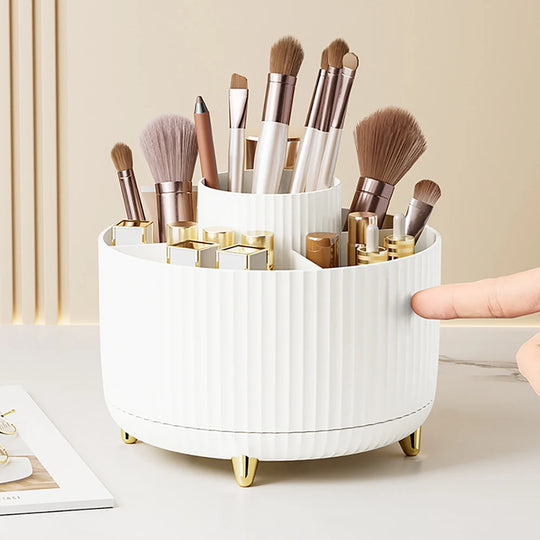 Makeup Brush Set with Organizer
