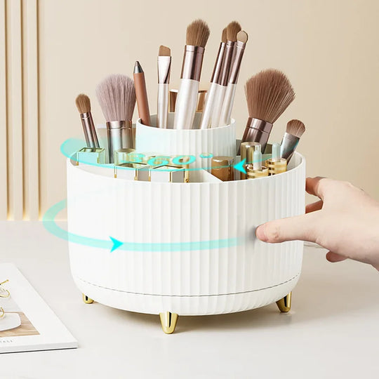 Makeup Brush Set with Organizer
